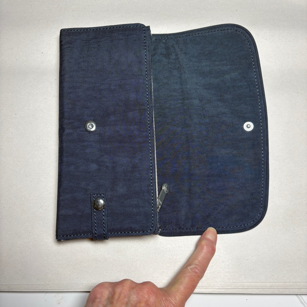 Kipling Money Wallet, Navy - Picture 4 of 11